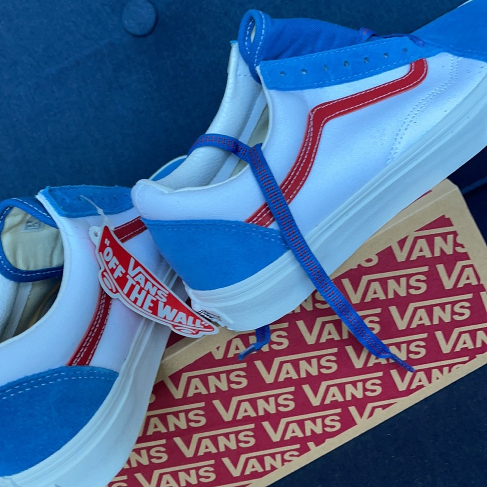 Vans Men’s Old Skool Sport Pop Vallartabl/Red Sneakers - Picture 15 of 16
